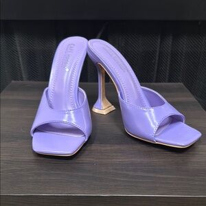 Sexy Square Open Heels